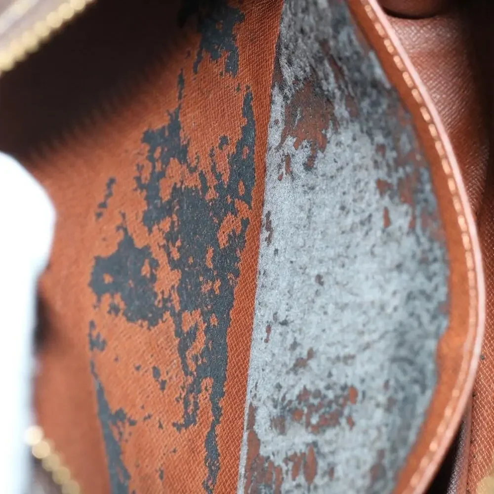 Louis Vuitton Monogram Compiegne 23 Clutch Bag Brown